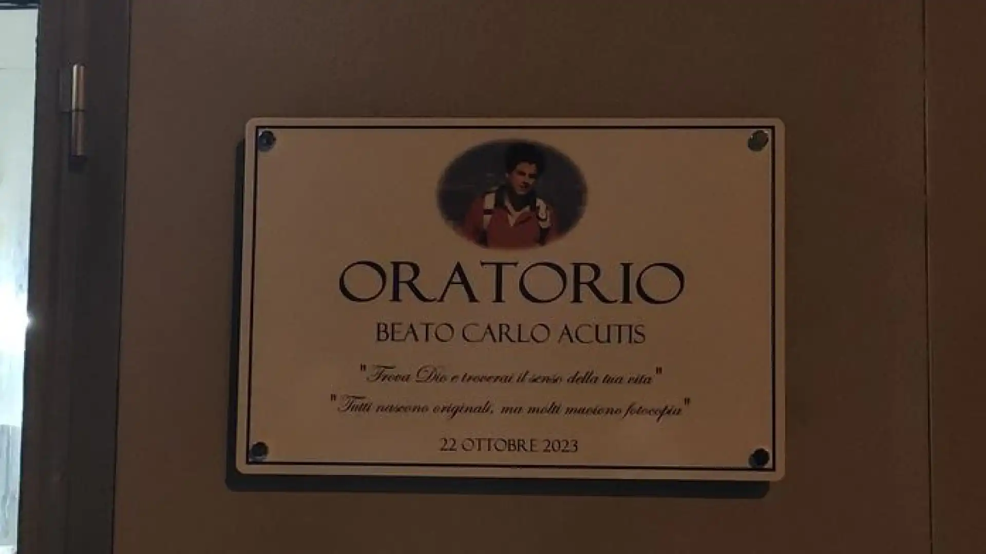 Colli a Volturno: inaugurato il nuovo oratorio parrocchiale dedicato al beato Carlo Acutis. Una struttura recuperata per la gioia della comunità. Guarda il servizio.